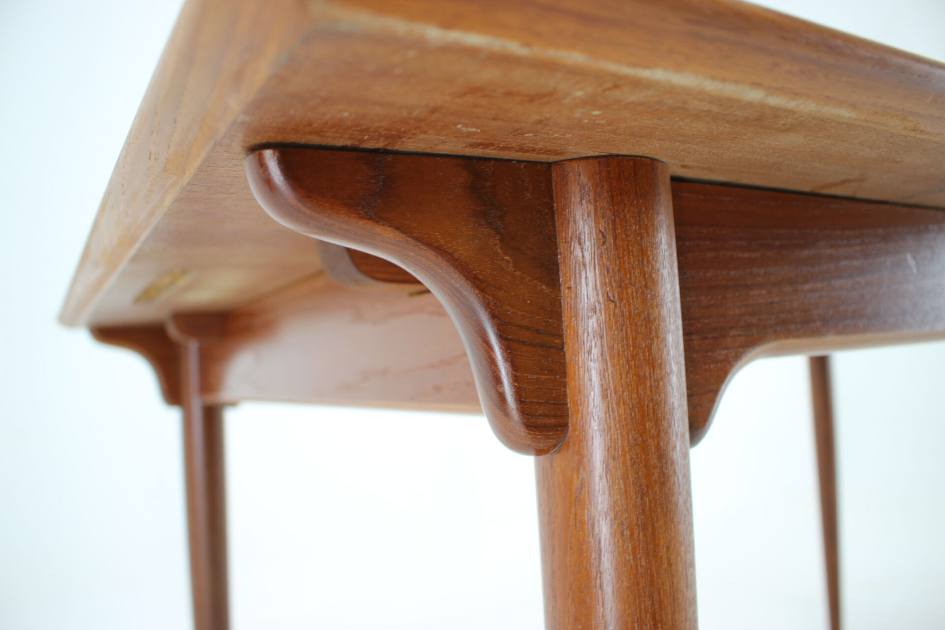 Omann Jun teak extendable dining table nr. 51, denmark, 1960