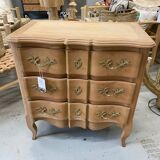 Commode Louis XV en bois brut