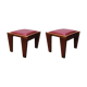 Geometric oak stools, 1940