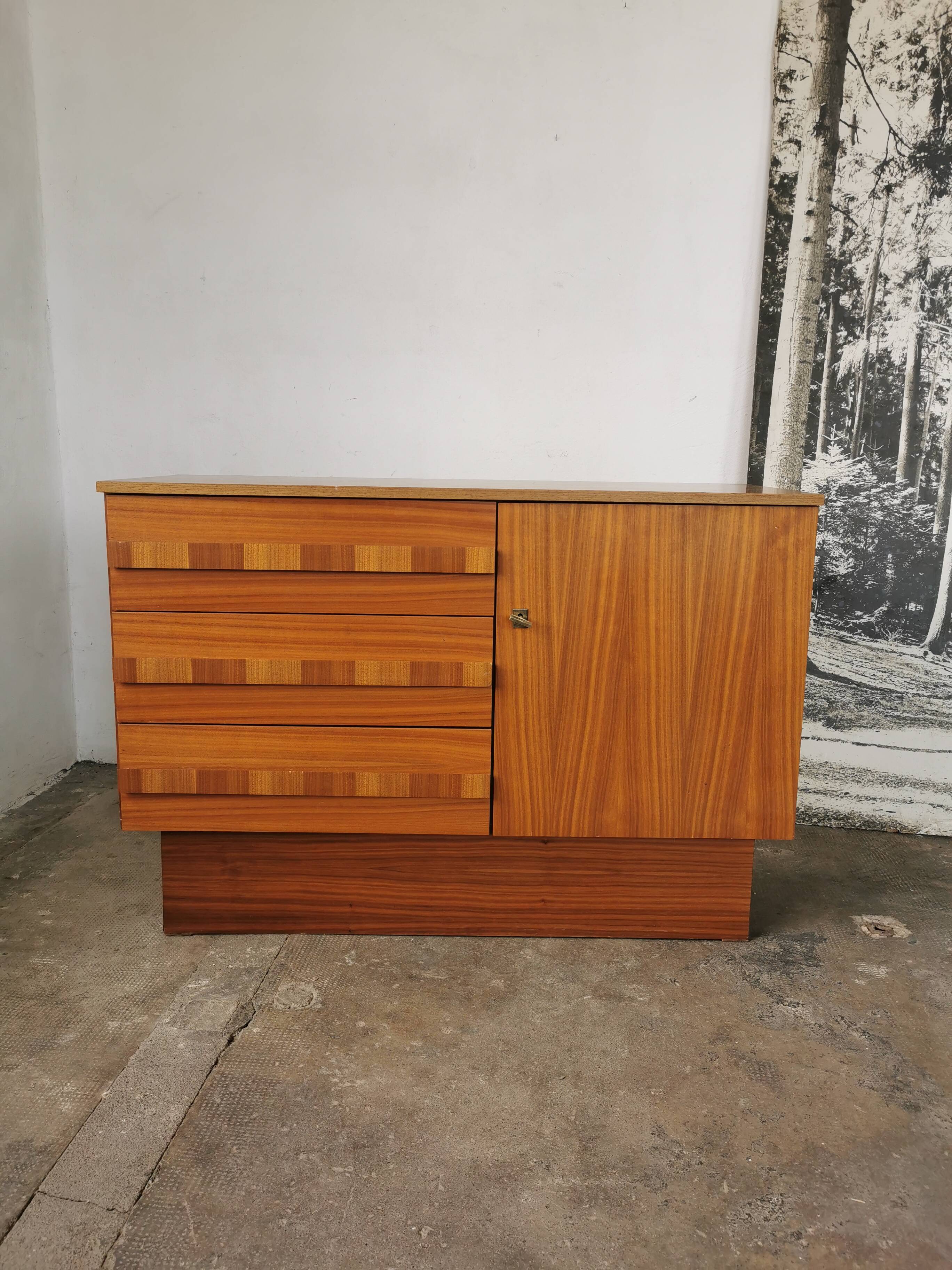 Sideboard, vintage chest of drawers 1970