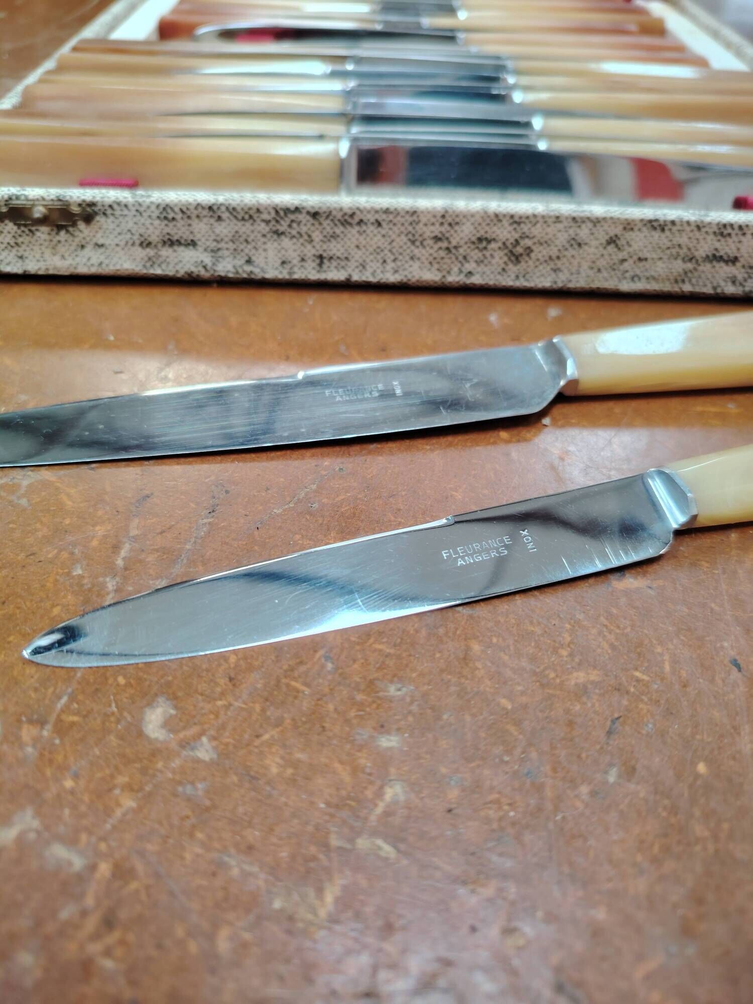 24-piece cutlery set Fleurance Angers in stainless steel - 1940s/50s