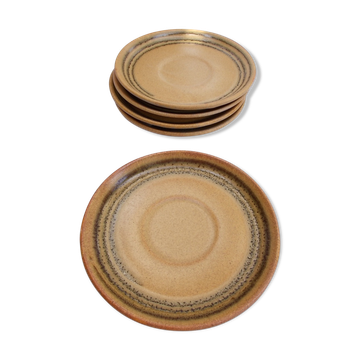 Lot 5 soucoupes Sarreguemines