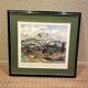 Lithograph by Yves Brayer, signed.