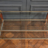 Coffee table with two trays by Pierre Vandel Paris 1980