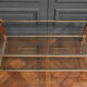 Table basse à deux plateaux par Pierre Vandel Paris 1980