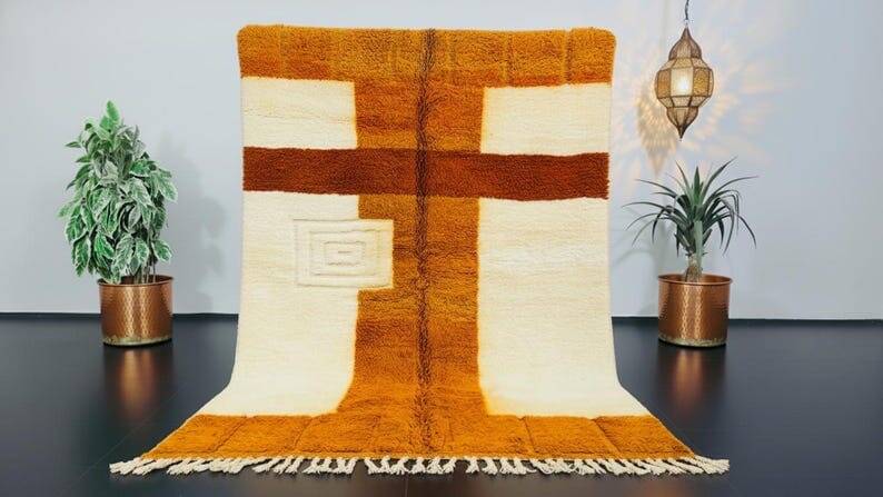 Berber carpet Beni Mrirt Moroccan handmade size 150 x 250 cm