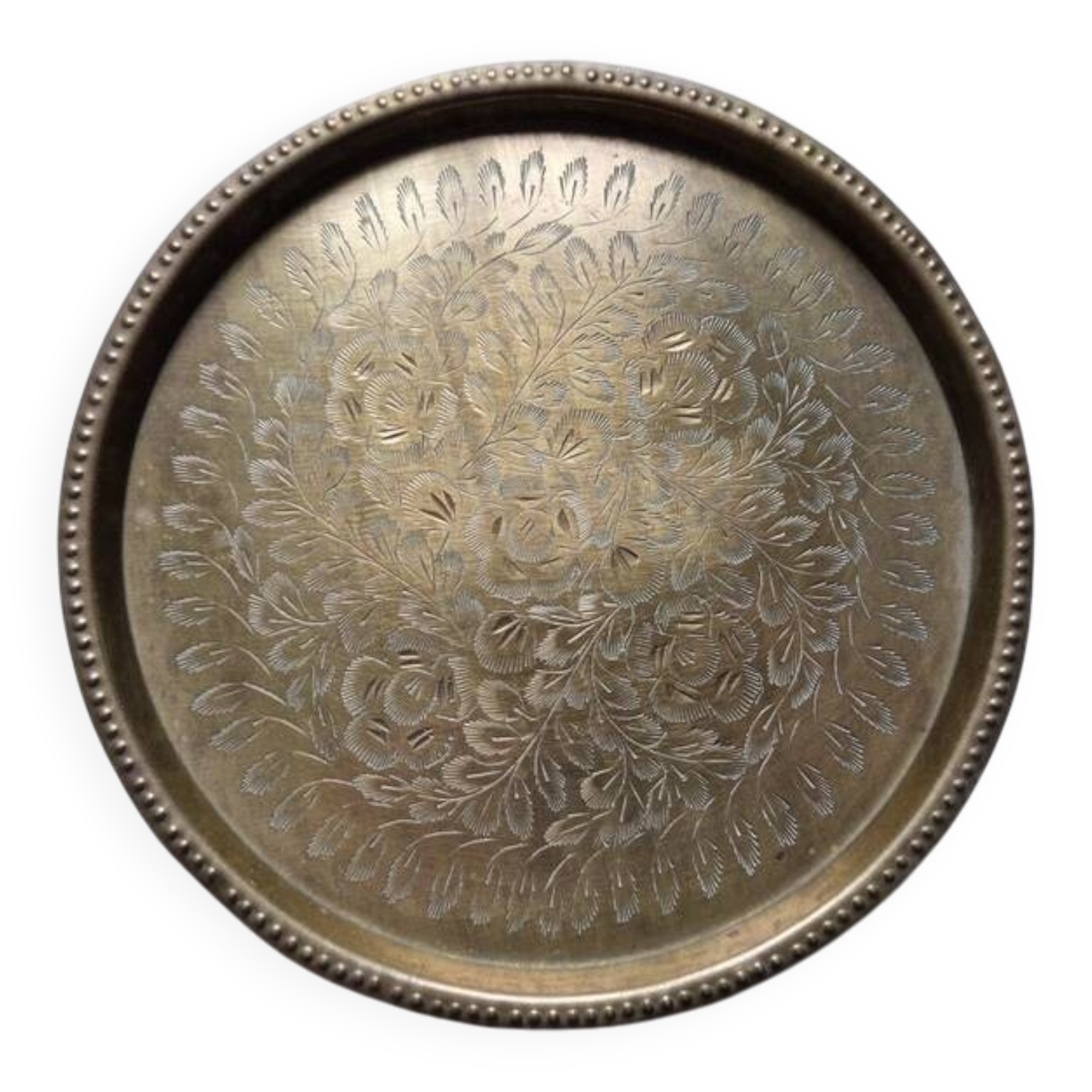 Old plate made of copper or brass - India No. 2