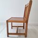 Chaise enfant en bois vintage