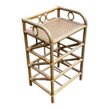Rattan and wicker shelf 45x35x75cm