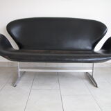 Vintage Model 3321 Swan Sofa by Arne Jacobsen for Fritz Hansen, 1960s