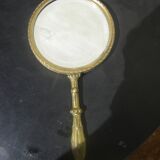 Hand mirror gilded bronze XIX th