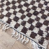 Handmade wool Berber rug 300X195 cm