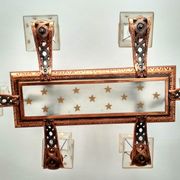 Lustre rectangulaire 8 feux