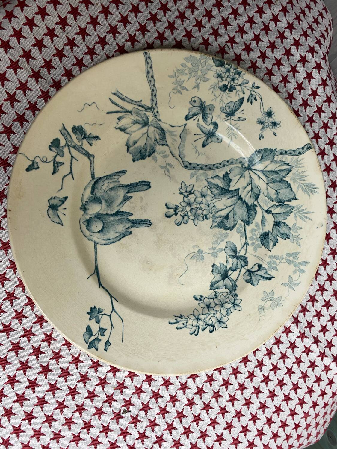 Ironware plate "birds"
