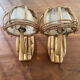 2 appliques rotin Louis Sognot