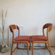 Suite de 4 chaises traineaux Baumann, 1960