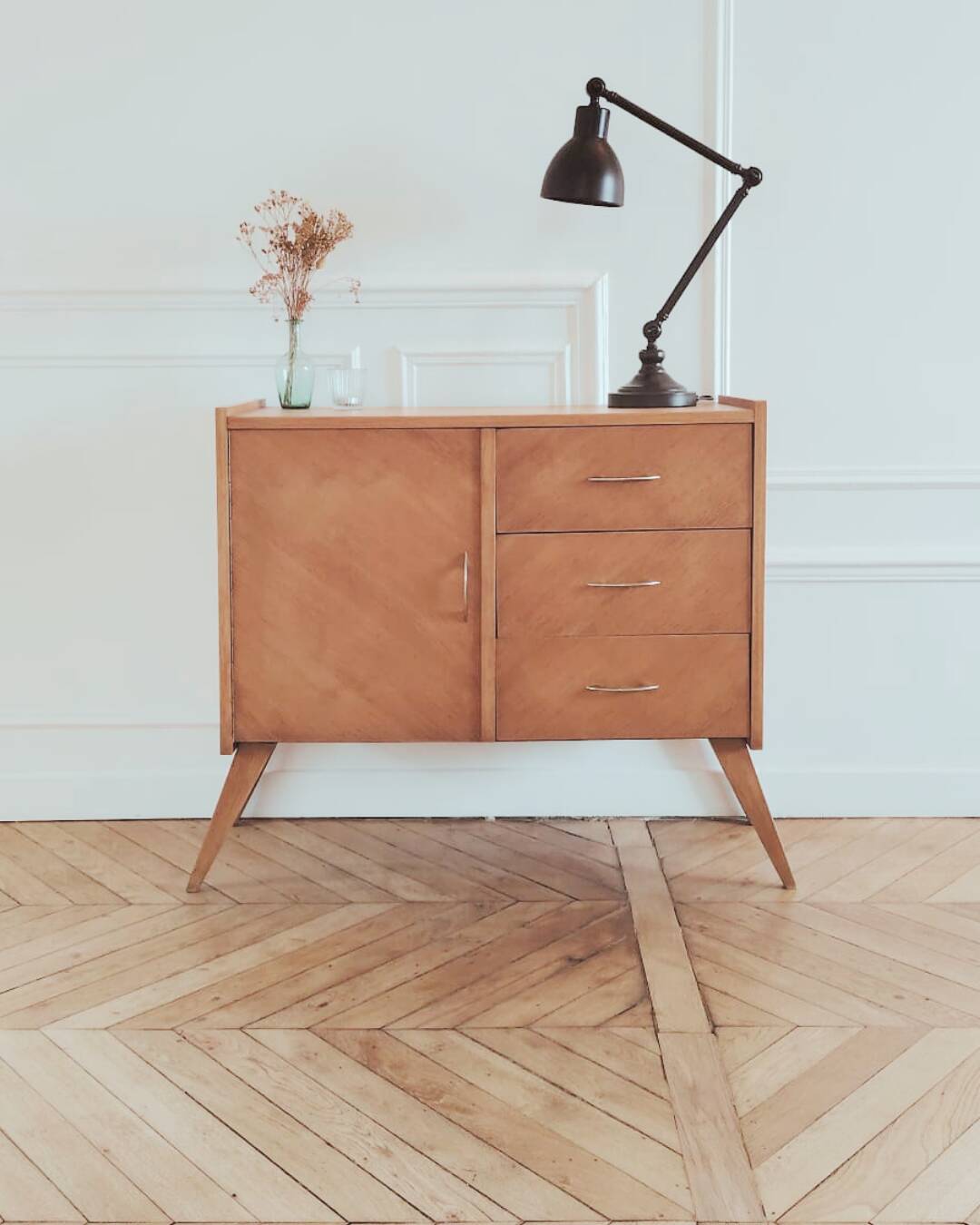 Small vintage buffet in Scandinavian style, 1950s-60s.