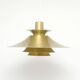 Golden Frandsen lamp, Denmark 1970s