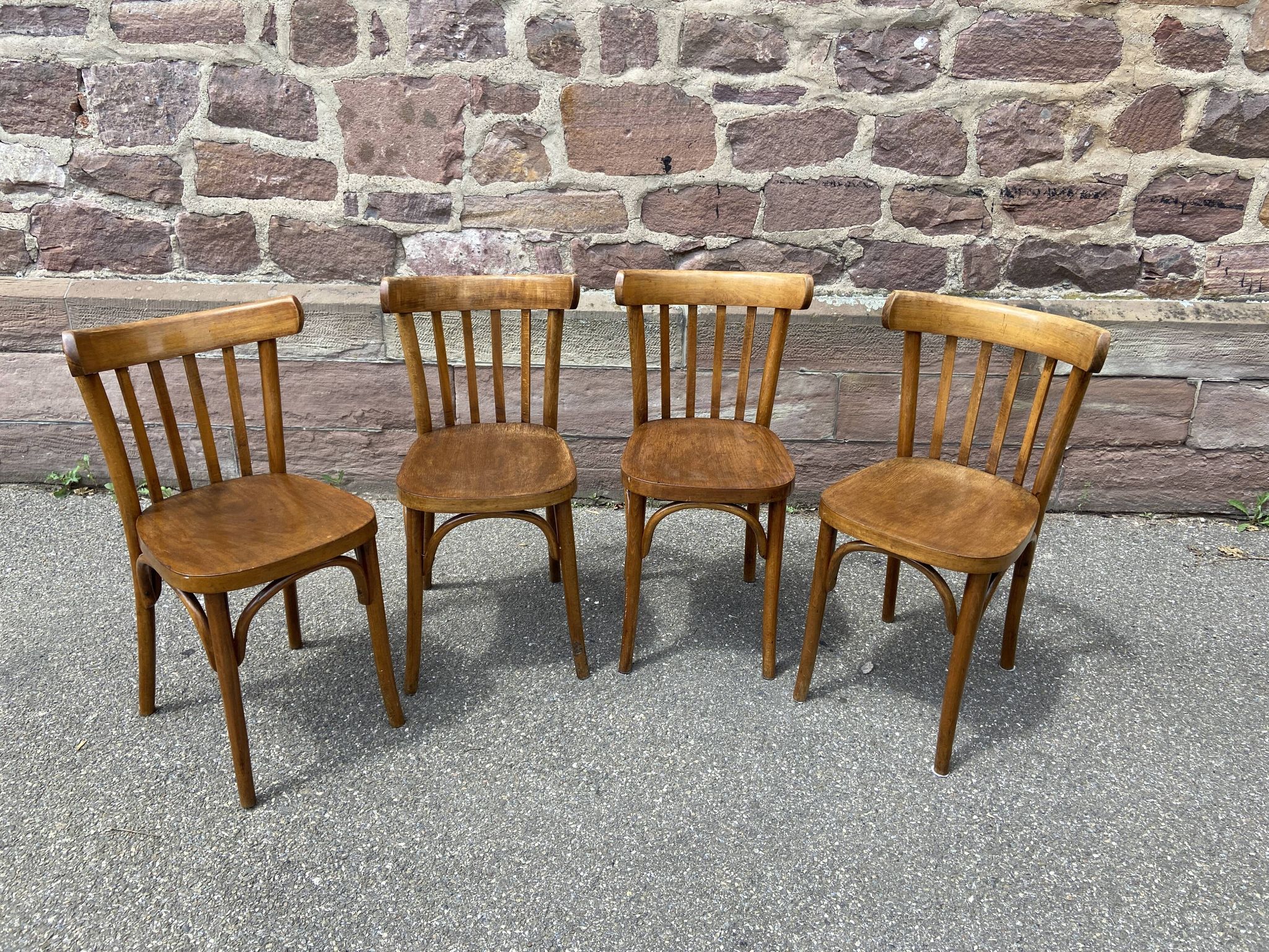 4 Bistro chairs Brasserie bentwood french bistro