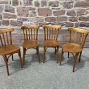4 Bistro chairs Brasserie bentwood french bistro
