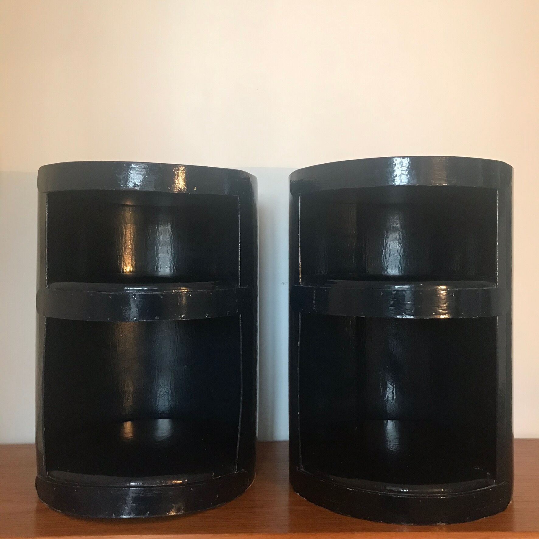Pair of bedside of Jean-Louis April editon Marty Lac, 1960's