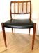 Vintage chair, Danish rosewood 1974, Model 83, by Niels Moller