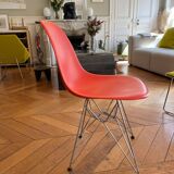 Set of 6 Vitra DSR chairs