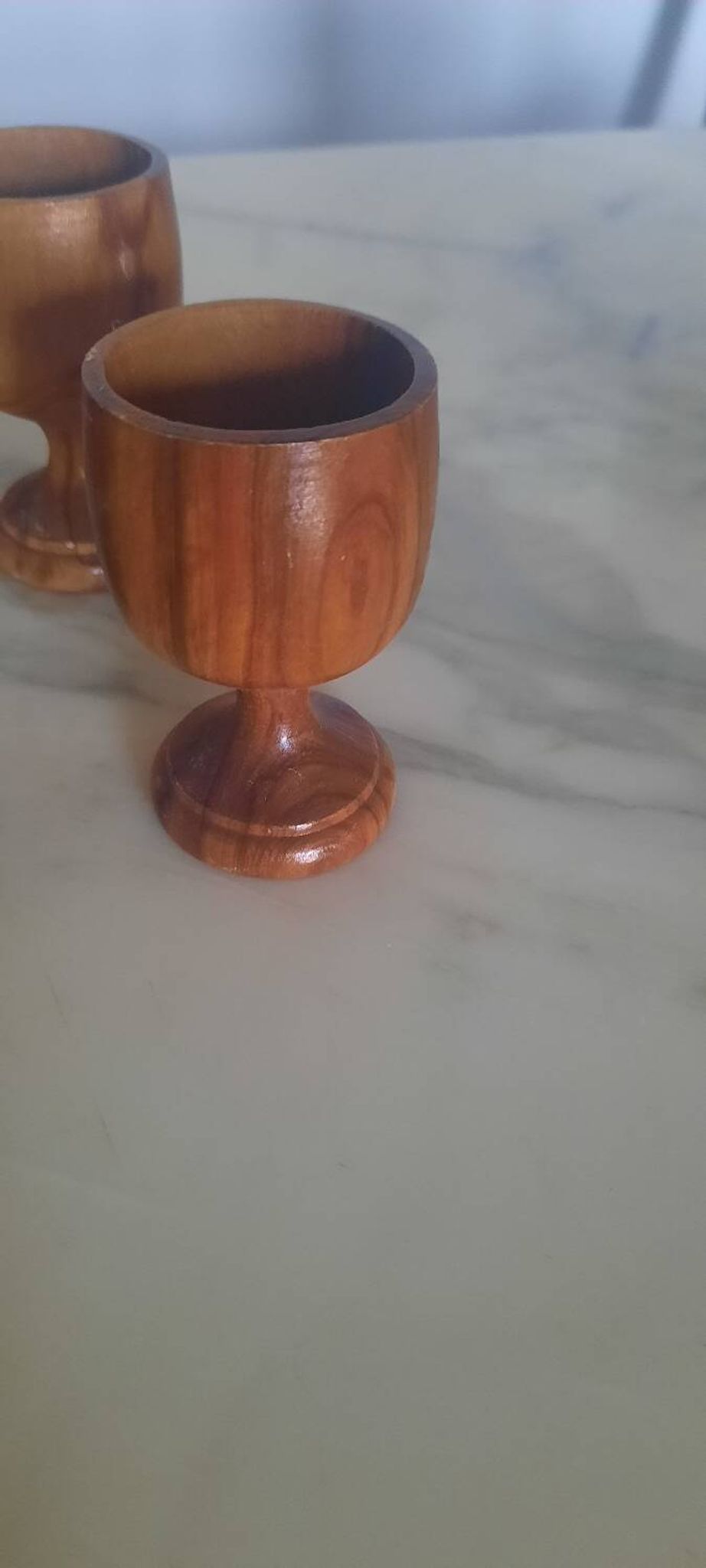 Lot de coquetiers en bois
