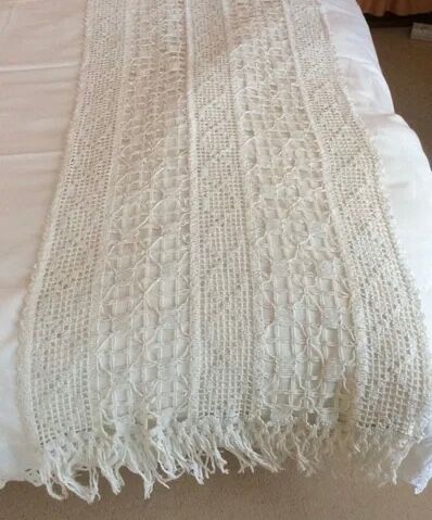 Crochet tablecloth