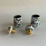 Cloisonne salt and pepper box