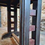 Antique oak bistro table – France, 1920s