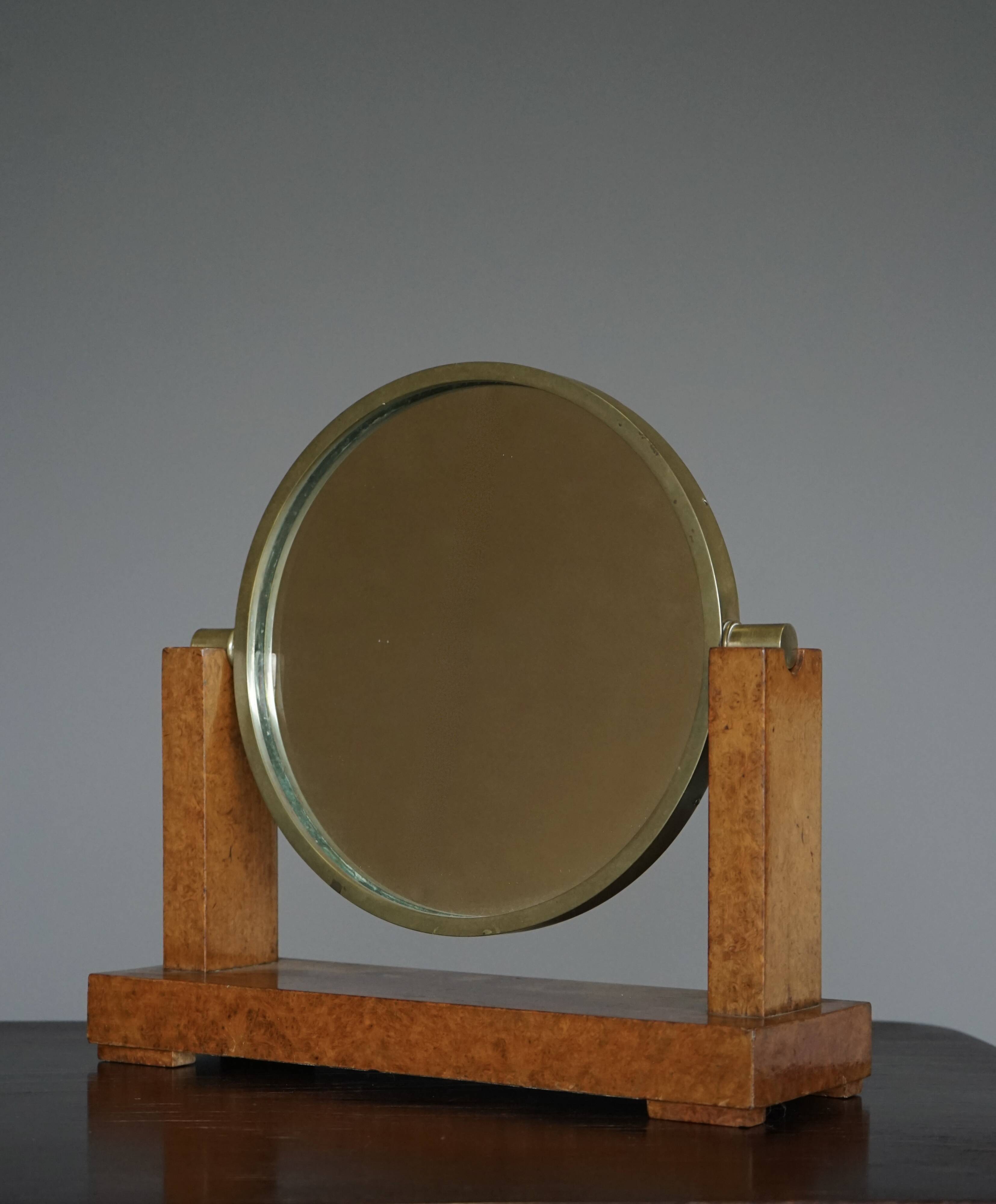 Art Deco Vanity Mirror by Émile-Jacques Ruhlmann, France, 1920s