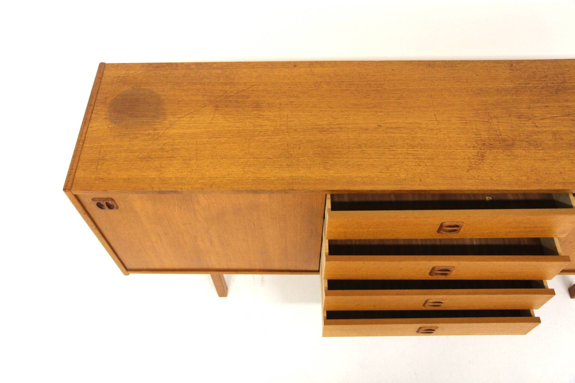 Scandinavian teak sideboard "Korsör", Möbel-Ikea, Sweden, 1960.