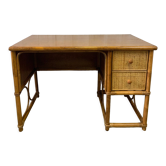 Vintage rattan desk