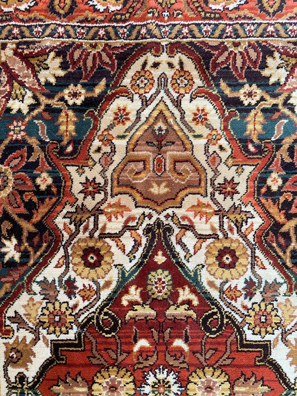 Vintage carpet corridor Persian style 89x300 cm