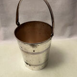 Silver-plated metal ice bucket