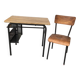 Bureau d’ecole et sa chaise