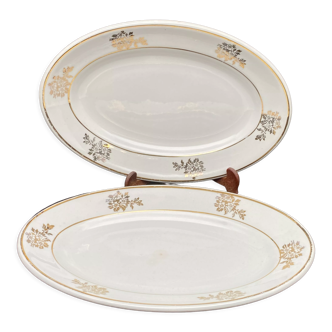 Small flowered and silver-plated raviers
