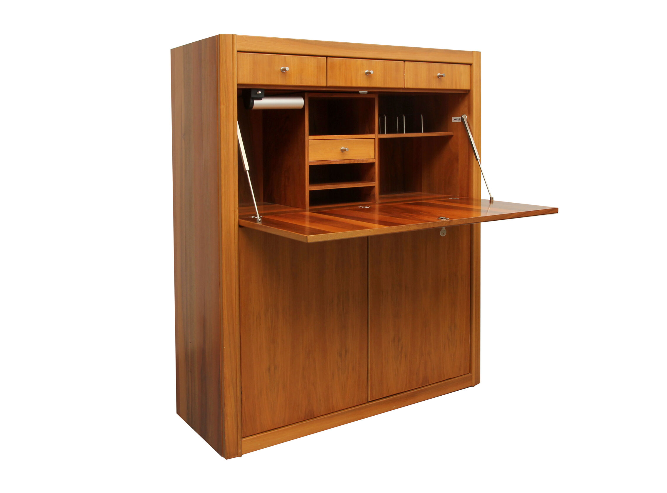 1970s secretary in walnut, Domicil Furnitures Denmark