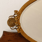 Art Nouveau beveled mirror