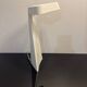 Minimalist design lamp in white ceramic – sculptural piece – st