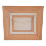Tableau peinture cadre bois