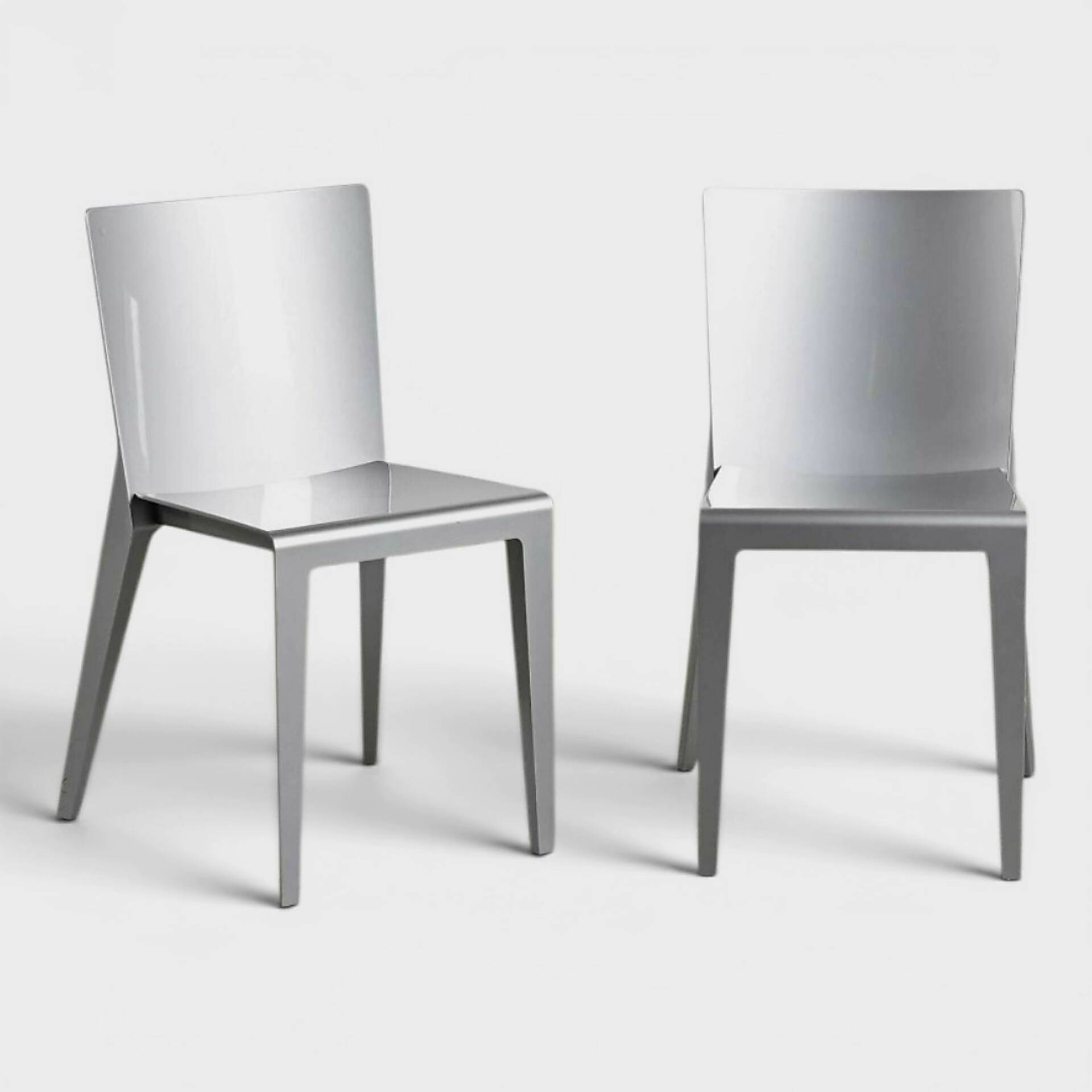 Iconic pair of "Alfa" chairs by Hannes Wettstein - Molteni&C