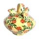 Chevrette in earthenware with flowers