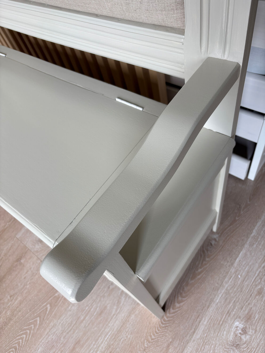 Fully restored antique bank chest – chic country style