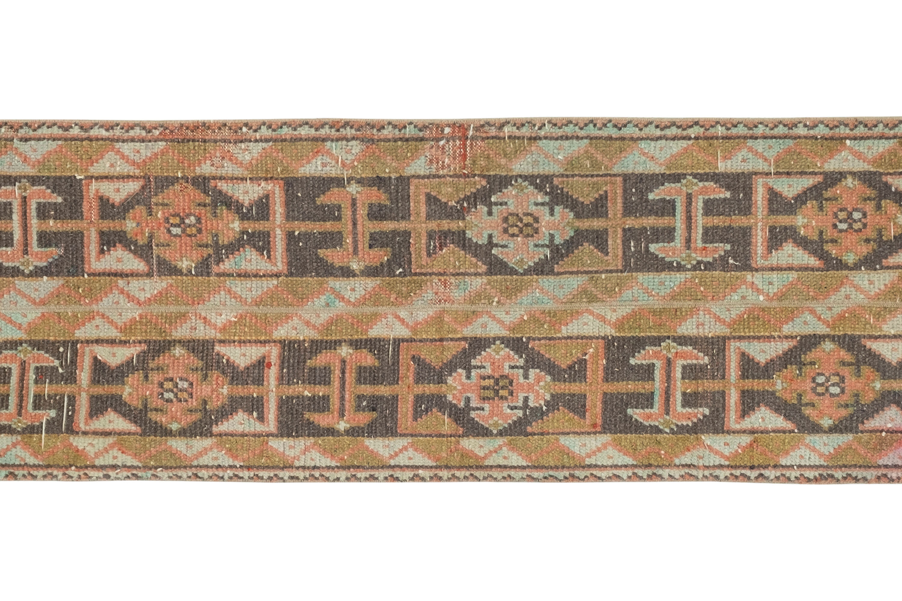 Turkish ethnic runner rug 50x263cm