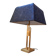 Lampe à poser dite " Gratte-ciel" en laiton année 70