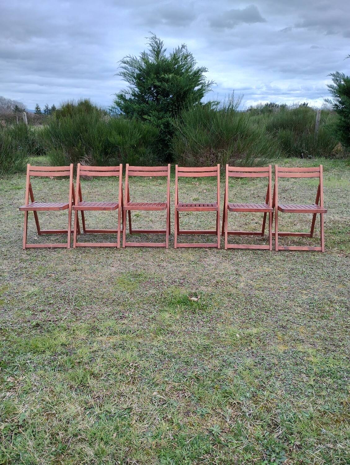 Vintage folding chairs
