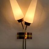 Applique vintage verre opalin