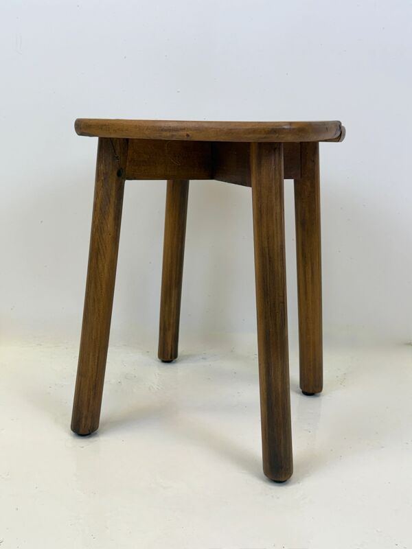 Tabouret en bois — Pierre Gautier-Delaye, France, 1960s